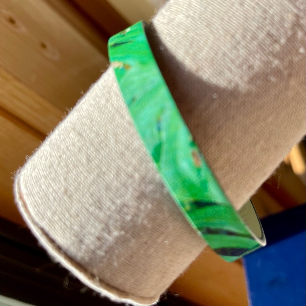 KEEP Collective - Single Printed Palm Tree Leather Band